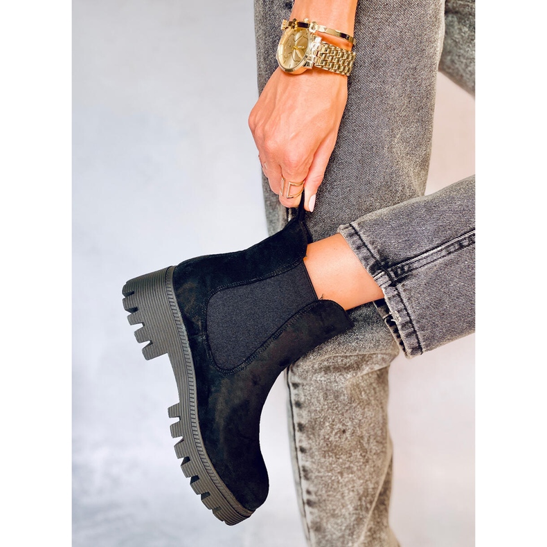 Bottines chelsea femme Nasty Black noir 2