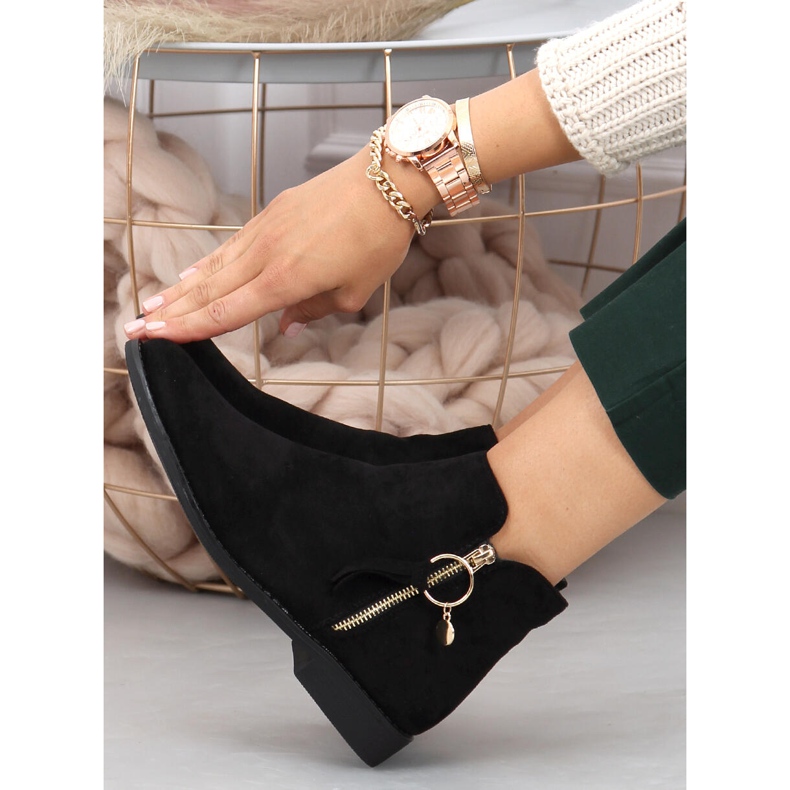 Bottines Chelsea femme Viki Noir 1