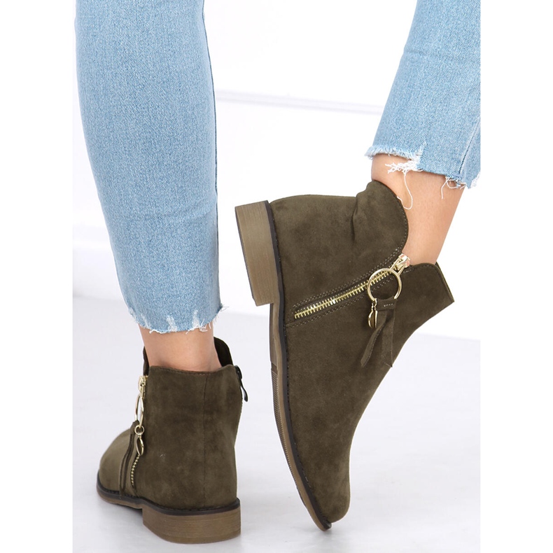Bottines Chelsea femme Viki Vert 1