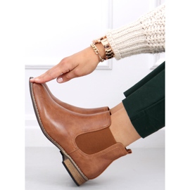 Bottines Chelsea classiques pour femmes Gerd Camel brun 1