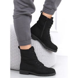 Travailleurs à lacets par Bente Black le noir 1