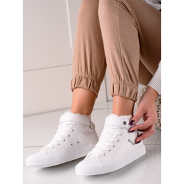 Baskets Big Star pour femmes V274541 blanc 1