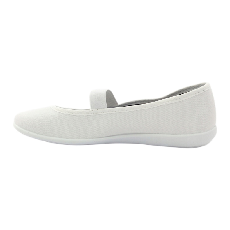 Baskets blanches pour femmes Befado 493Q003 blanc 2