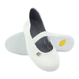 Baskets blanches pour femmes Befado 493Q003 blanc 3