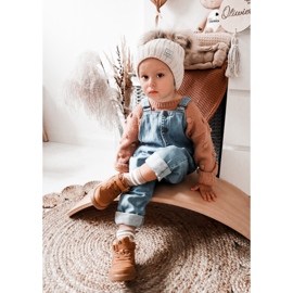 PA1 Chaussures de Sport Hautes Chaudes Enfant Camel Clafi brun 2