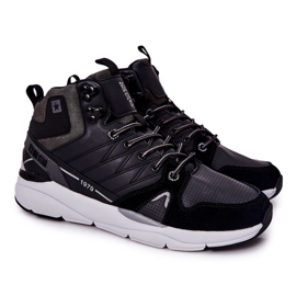 Chaussures de sport hautes pour hommes Big Star II174223 Noir 2