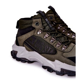 Chaussures Trekking Homme Big Star II174202 Kaki noir vert 1