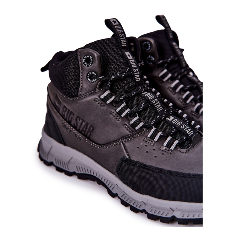 Chaussures de sport hautes Big Star II174176 Noir 1