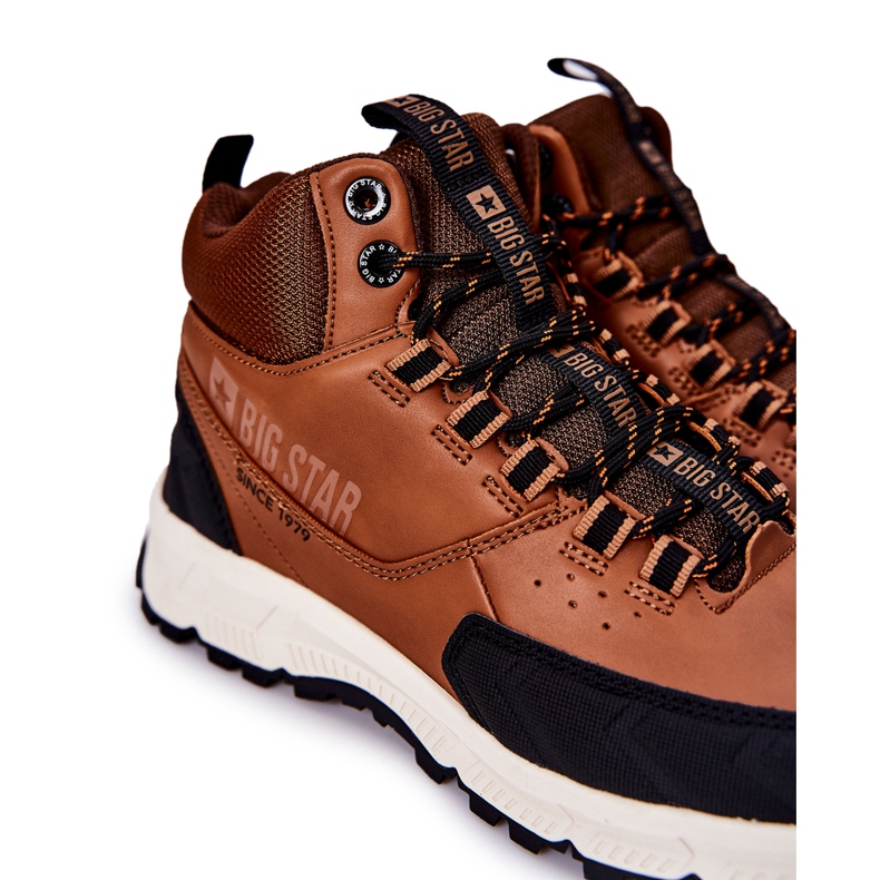 Chaussures de sport hautes Big Star II174179 Marron brun noir 1