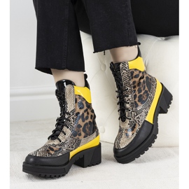 Trappeurs noirs au motif animalier de Felis 1