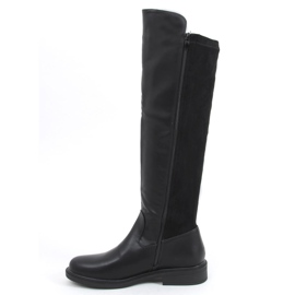 Bottes cavalières femme Arles Noir 1
