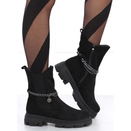 Chelsea boots à tige haute Hilde Black le noir 1 Chelsea boots à tige haute Hilde Black le noir 1