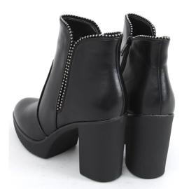 Bottines à talons Thea Black le noir 2