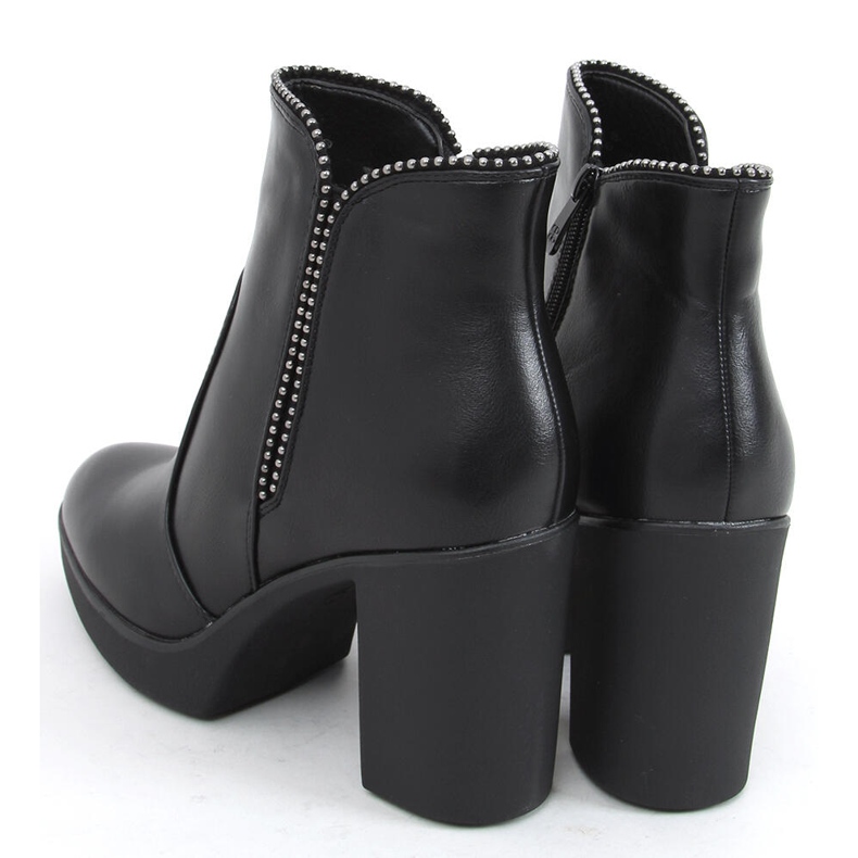 Bottines à talons Thea Black noir 2