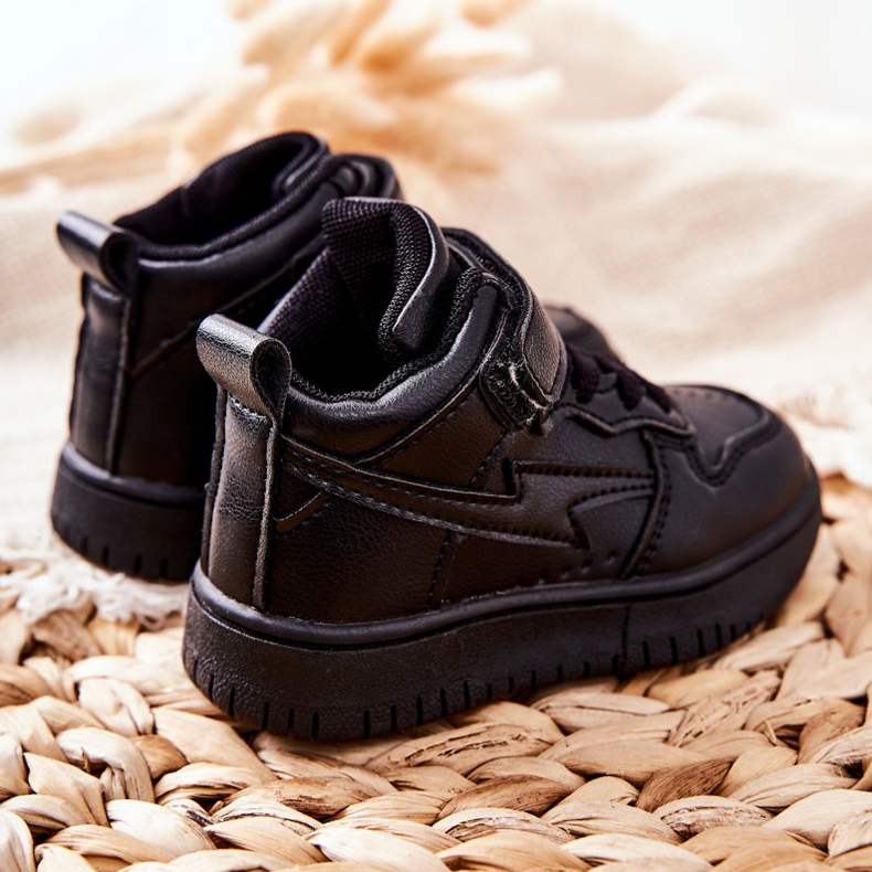 FR1 Chaussures de sport hautes pour enfants Noir Bartnie 2
