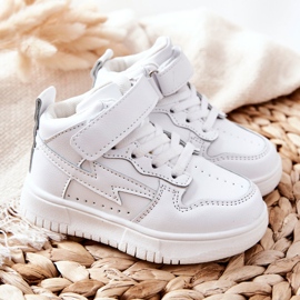 FR1 Chaussures de sport hautes pour enfants Blanc Bartnie 1