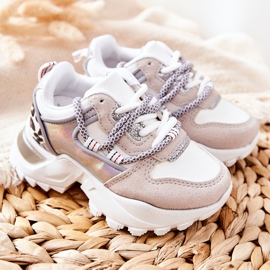 FR1 Chaussures de sport pour enfants Baskets Blanc Rommie multicolore 1