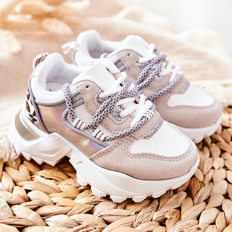 FR1 Chaussures de sport pour enfants Baskets Blanc Rommie multicolore 1