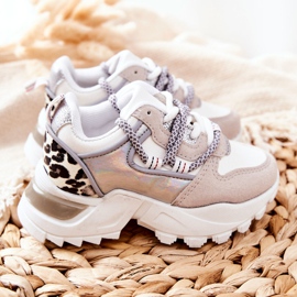 FR1 Chaussures de sport pour enfants Baskets Blanc Rommie multicolore 2