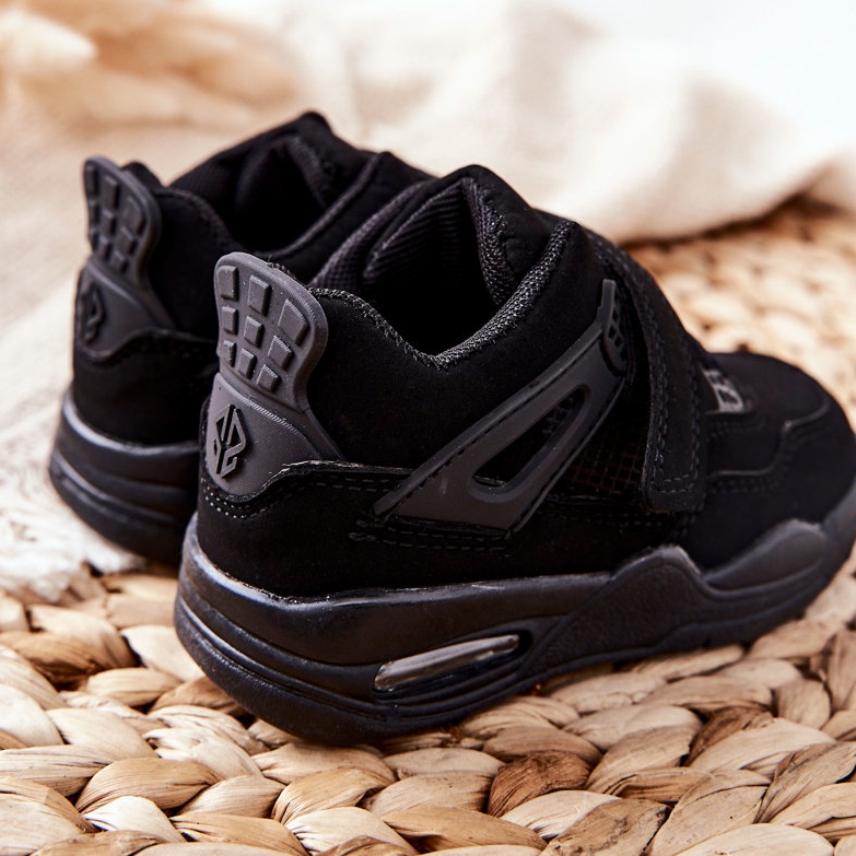 FR1 Chaussures de sport en cuir pour enfants Noir Marisa le noir 1