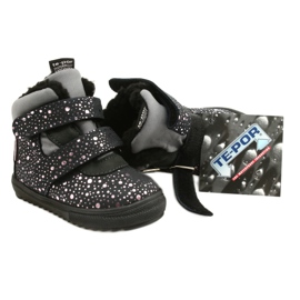 Bottes Imperméables avec Rose Rose TE-POR Mazurek 1360 gris 6