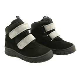 Bottes Imperméables Noires avec Velcro Mazurek 1360 gris 4