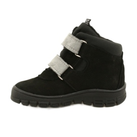 Bottes Imperméables Noires avec Velcro Mazurek 1360 le noir gris 2