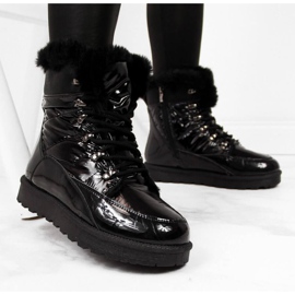 Bottes de neige isolées Potocki W WOL27A noir 1