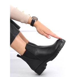 Bottines Chelsea femme Ingrid Black noir 2