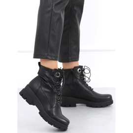 Bottines compensées noires Turid le noir 4