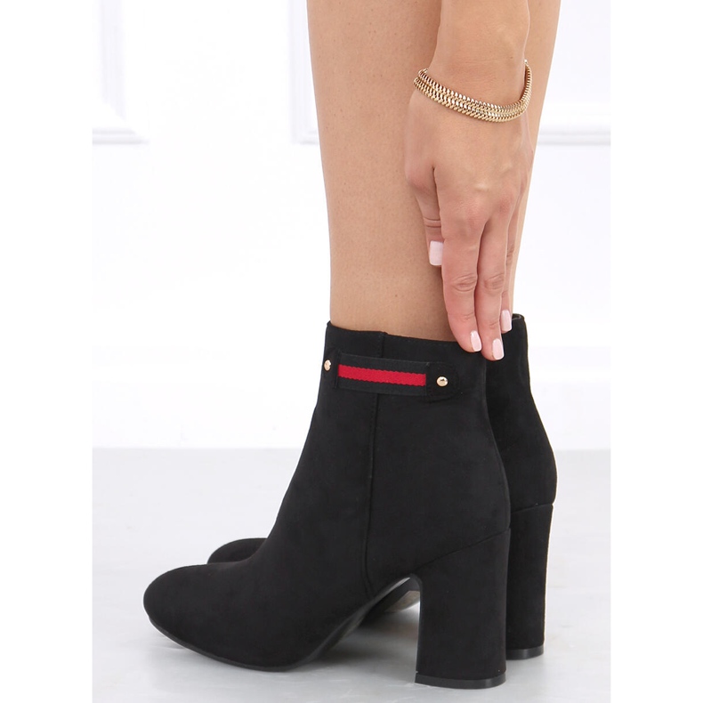 Bottes à talons hauts noires Sunna 1