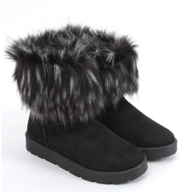 Bottes de neige avec fourrure de Else Black noir 2