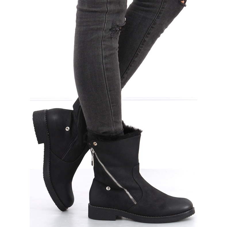 Bottines Double Noir 2 en 1 1