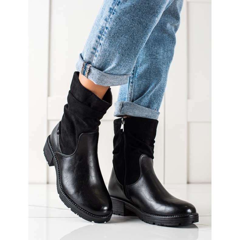 W. Potocki Bottes de travail décontractées Potocki le noir 1