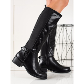 Small Swan Bottes classiques avec isolation noir 2