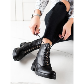 W. Potocki Bottines à lacets avec isolation Potocki le noir 2