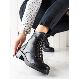 W. Potocki Bottines à lacets avec isolation Potocki le noir 3