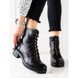 W. Potocki Bottines à lacets avec isolation Potocki le noir 4