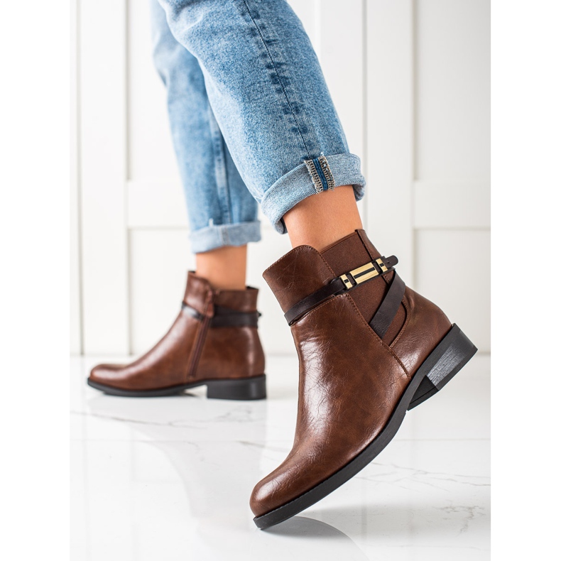 W. Potocki Bottines Potocki marron élégantes brun 2