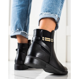 W. Potocki Bottines Potocki noires élégantes le noir 1