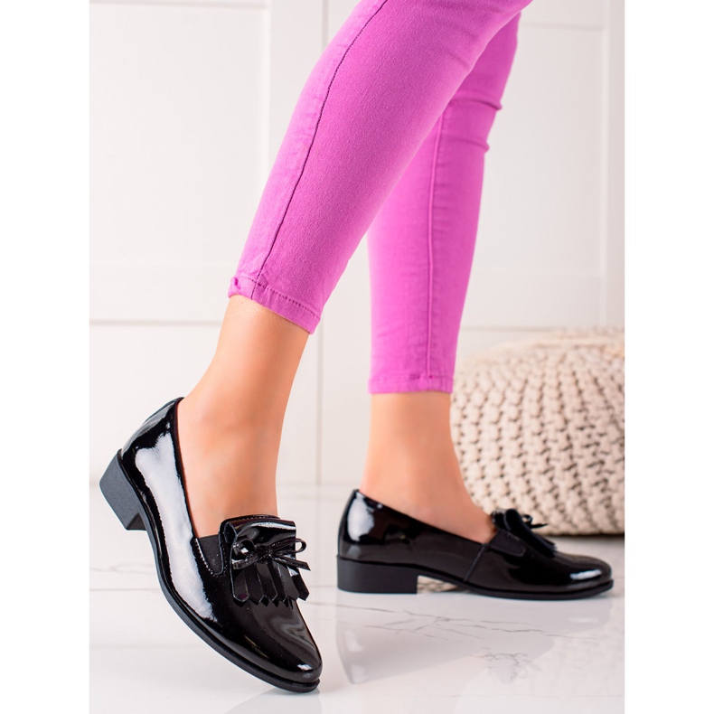 Filippo Richelieus En Cuir Avec Un Noeud noir 1