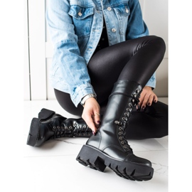 Bottes pour femmes Big Star II274115 noir 2