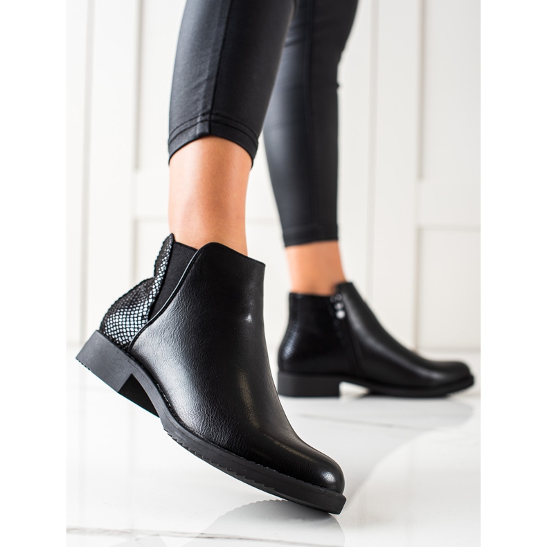J. Star Bottes noires classiques le noir 1