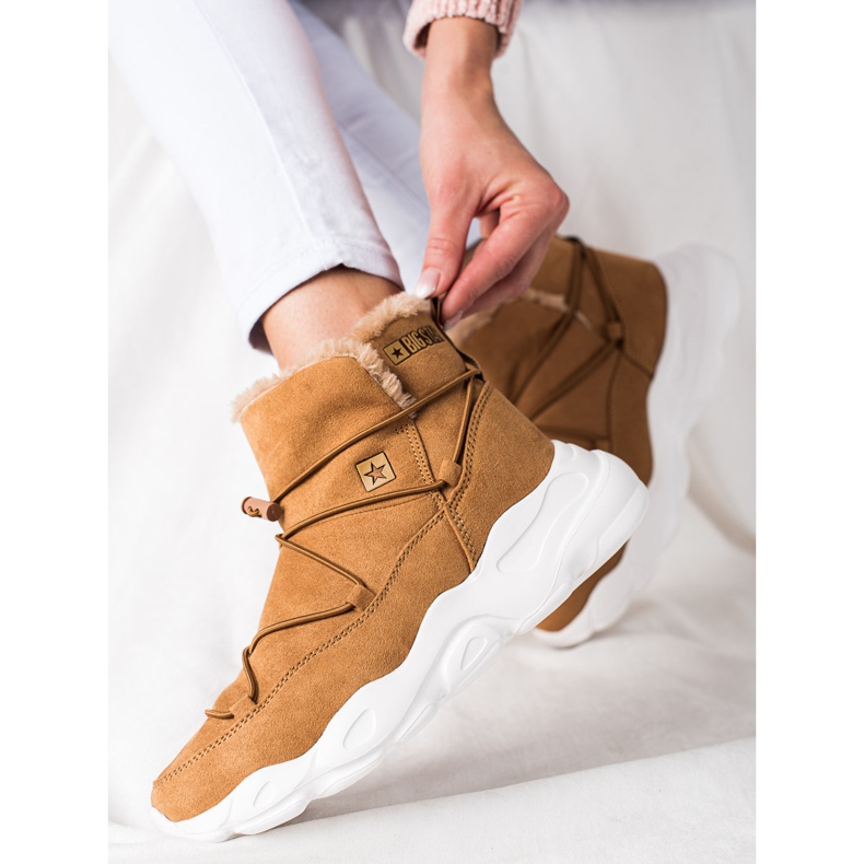 Bottes de neige pour femmes Big Star II274266 brun 2