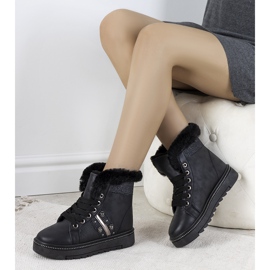 Baskets d'hiver noires Bernal le noir 1