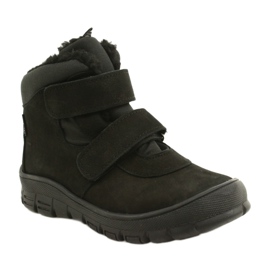 Bottes Imperméables Noires avec Velcro Mazurek 1360 le noir 1