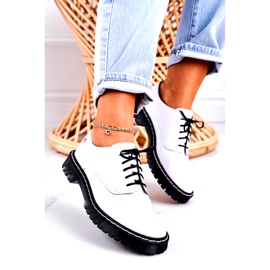 Chaussures Oxfords Femme Maciejka Cuir Laqué Blanc 04087-11 blanche 4 Chaussures Oxfords Femme Maciejka Cuir Laqué Blanc 04087-11 blanche 4