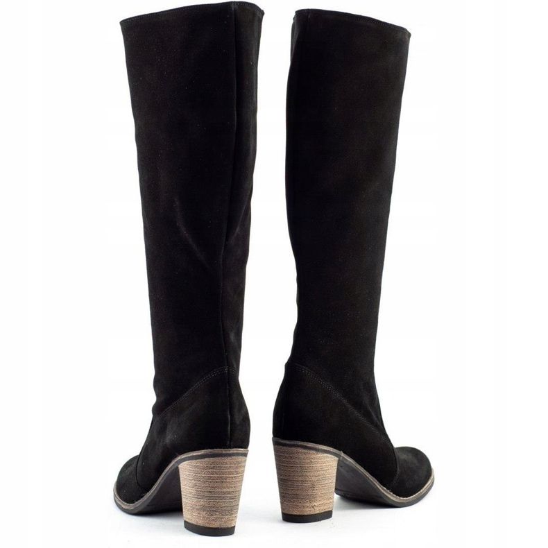 Olivier Bottes isolées noires pour femmes sur le poteau le noir 3