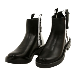 Bottes en noir et blanc féminin Lee Cooper LCJ-21-47-0650LA 3