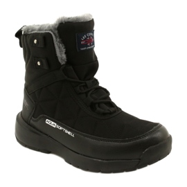 Bottes de neige pour femmes sur Softshell Lee Cooper LCJ-21-17-0590L noir noir 1